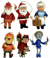 Click here to order the Year Without A Santa Claus Ornament Set from CharacterOrnaments.com!