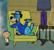 Original Production Cel 
Hanna Barbera Studio 
HUCKLEBERRY HOUND
Key Master Background
12 Field Production Cel
Untrimmed / Excellent Condition
Unsigned