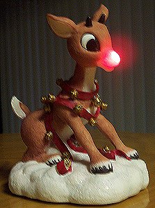 Rudolph With Lighted Nose figurine by Enesco